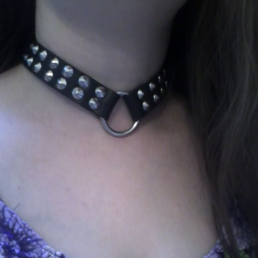 Hot Topic Studded O-Ring Collar